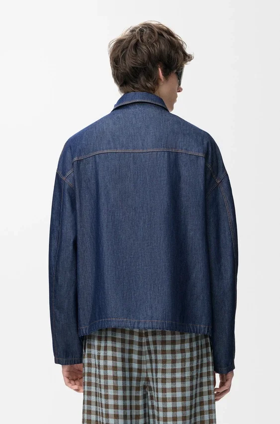 Jacke mit Reißverschluss aus Baumwolle Jacke mit Reißverschluss aus Baumwolle