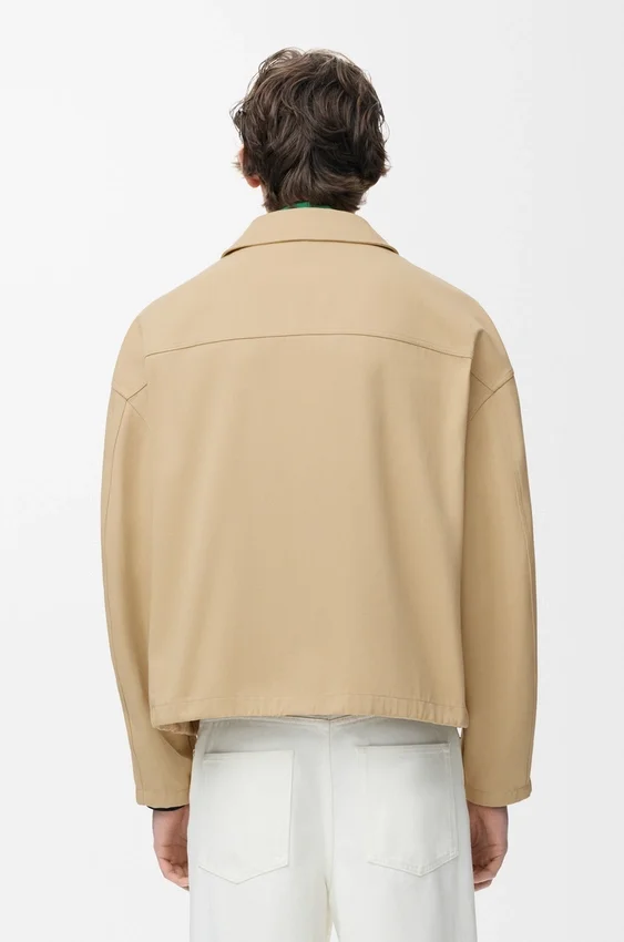 Jacke mit Reißverschluss aus Baumwolle Jacke mit Reißverschluss aus Baumwolle