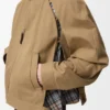 Jacke mit Reißverschluss aus Baumwolle Jacke mit Reißverschluss aus Baumwolle