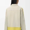 Jacke mit Umschlag aus Lammveloursleder Jacke mit Umschlag aus Lammveloursleder