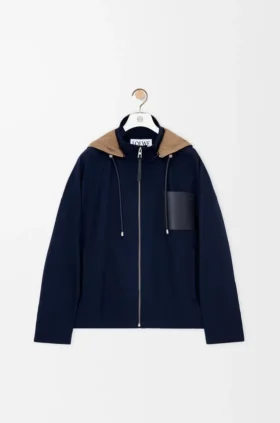 Kapuzenjacke aus Baumwolle