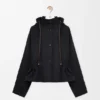 Kapuzenjacke aus Baumwolle und Seide Kapuzenjacke aus Baumwolle und Seide