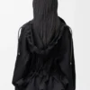 Kapuzenjacke aus Baumwolle und Seide Kapuzenjacke aus Baumwolle und Seide