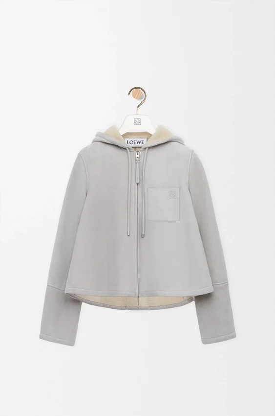 Kapuzenjacke aus Lammfell Kapuzenjacke aus Lammfell