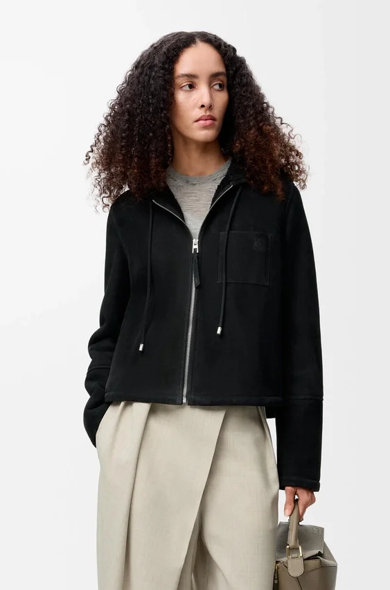 Kapuzenjacke aus Lammfell Kapuzenjacke aus Lammfell