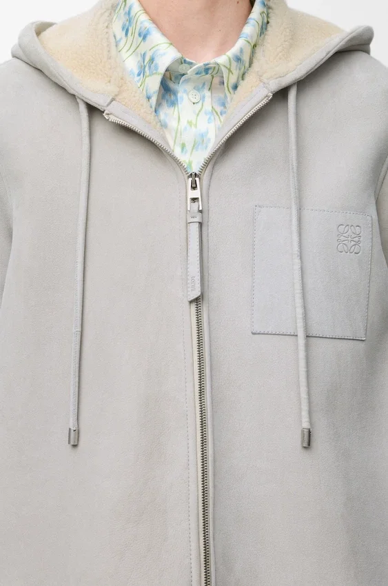 Kapuzenjacke aus Lammfell Kapuzenjacke aus Lammfell