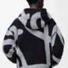 Kapuzenpullover mit Reißverschluss aus Wolle und Baumwolle Kapuzenpullover mit Reißverschluss aus Wolle und Baumwolle