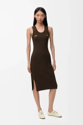 Kleid aus Stretch-Baumwolle