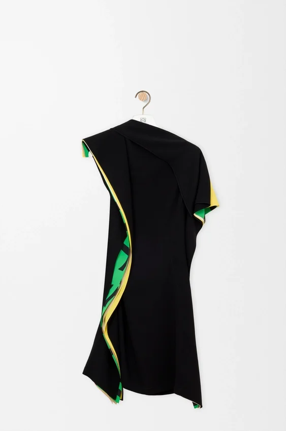 Kleid aus Stretch-Viskose Kleid aus Stretch-Viskose