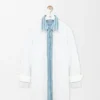 Kleid aus technischer Baumwolle Kleid aus technischer Baumwolle