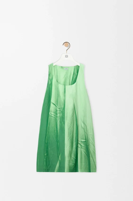 Kleid aus technischer Baumwolle Kleid aus technischer Baumwolle