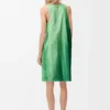 Kleid aus technischer Baumwolle Kleid aus technischer Baumwolle