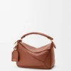 Kleine „Featherlight Puzzle“-Tasche aus Nappa-Lammleder Kleine „Featherlight Puzzle“-Tasche aus Nappa-Lammleder