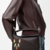 Kleine „Futurist Cat“-Puzzle-Tasche aus klassischem Kalbsleder