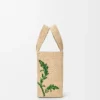 Kleine „Loewe Font Tote“ aus Raffia Kleine „Loewe Font Tote“ aus Raffia
