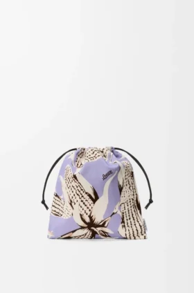 Kleine Pouches „Corn“ mit Kordelzug aus Canvas