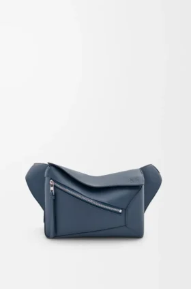 Kleine Puzzle Edge-Gürteltasche aus klassischem Kalbsleder