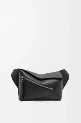 Kleine Puzzle Edge-Gürteltasche aus klassischem Kalbsleder