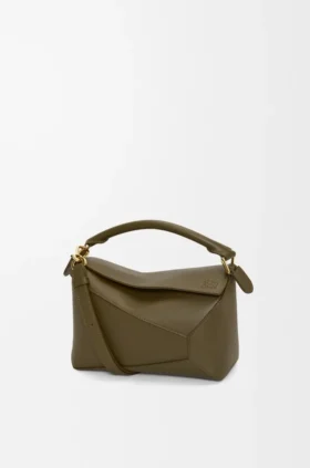 Kleine „Puzzle Edge“-Tasche aus klassischem Kalbsleder Kleine „Puzzle Edge“-Tasche aus klassischem Kalbsleder