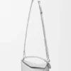 Kleine „Puzzle Edge“-Tasche aus laminiertem Lammleder Kleine „Puzzle Edge“-Tasche aus laminiertem Lammleder