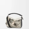 Kleine „Puzzle“-Tasche aus gewebtem Textil Kleine „Puzzle“-Tasche aus gewebtem Textil