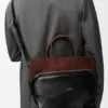 Kleine Switch-Tasche aus Paper-Kalbsleder und Wildleder