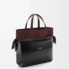 Kleine Switch-Tasche aus Paper-Kalbsleder und Wildleder
