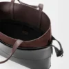 Kleine Switch-Tasche aus Paper-Kalbsleder und Wildleder