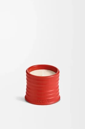 Kleine „Tomatenblätter“-Kerze