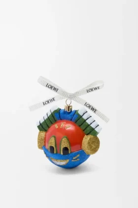 Knight cat Christbaumkugel aus Glas