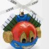Knight cat Christbaumkugel aus Glas Knight cat Christbaumkugel aus Glas