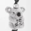 Koala-Anhänger aus Filz und Kalbsleder