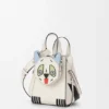 Kompakte „Futurist Cat“-Hammock-Tasche aus klassischem Kalbsleder Kompakte „Futurist Cat“-Hammock-Tasche aus klassischem Kalbsleder