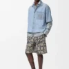 Kurzarmhemd aus Denim Kurzarmhemd aus Denim