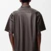 Kurzarmhemd aus Nappa-Lammleder Kurzarmhemd aus Nappa-Lammleder