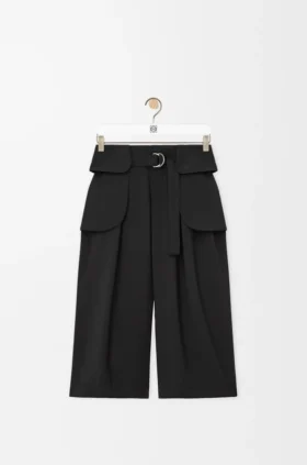 Kurze Cargo-Hose aus Wolle Kurze Cargo-Hose aus Wolle