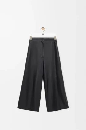 Kurze Hose aus Nappa-Lammleder