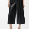 Kurze Hose aus Nappa-Lammleder