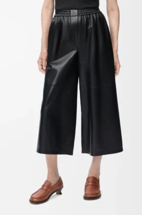 Kurze Hose aus Nappa-Lammleder Kurze Hose aus Nappa-Lammleder