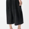 Kurze Hose aus Nappa-Lammleder