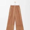 Kurze Hose aus Nappa-Lammleder und Ziegenveloursleder Kurze Hose aus Nappa-Lammleder und Ziegenveloursleder