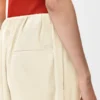 Kurze Hose mit Gürtel aus Baumwolle und Seide Kurze Hose mit Gürtel aus Baumwolle und Seide