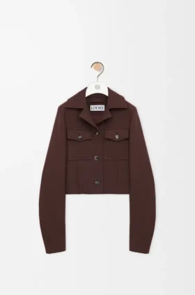 Kurze Jacke aus Wolle