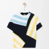 Kurzärmeliger Pullover aus Baumwollmischung Kurzärmeliger Pullover aus Baumwollmischung