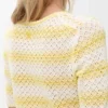 Kurzärmeliger Pullover aus Baumwollmischung Kurzärmeliger Pullover aus Baumwollmischung