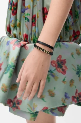 Loewe-Armband „Double Wrap“ aus Kalbsleder