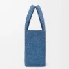 Loewe Font Tote in Raffia, mittelgroß Loewe Font Tote in Raffia, mittelgroß