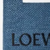 Loewe Font Tote in Raffia, mittelgroß Loewe Font Tote in Raffia, mittelgroß