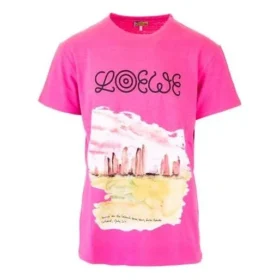 Loewe Herren-Hemd mit kurzen Ärmeln in Rosa H6109833Pc-7140