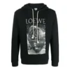 Loewe Herrenmaske mit Aufdruck, schwarz, H6109730Pc-1100